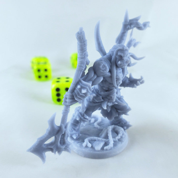 Orc Barbarian Axe Warrior | Medium | Artisan Guild | D&D DnD Pathfinder Miniature