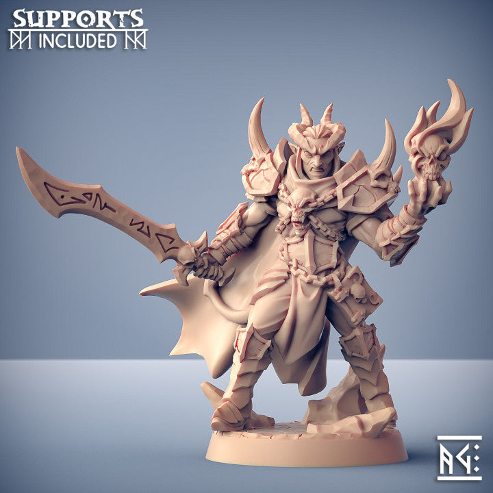 Half Demon Sorcerer Warlock Fiend | Medium | Artisan Guild | D&D DnD Pathfinder Miniature