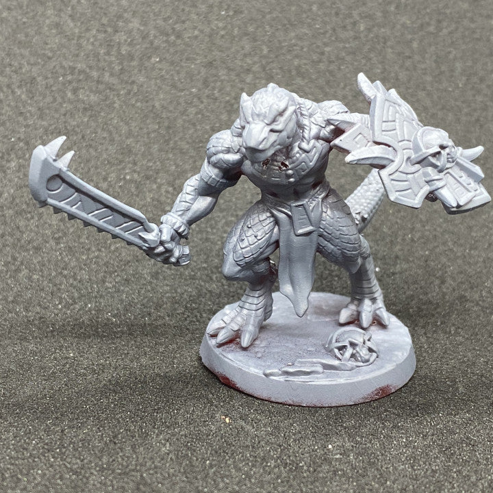 Lézard Gueule-d'Or - Garde (socle de 25 mm)