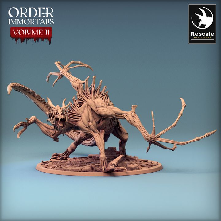 Dragón Inmortalis - Ataque (Base de 100 mm)