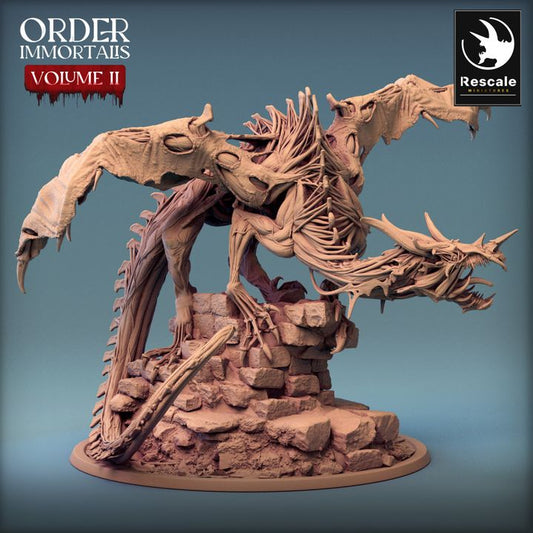 Immortalis Dragon Guard - Poised (100mm Base)