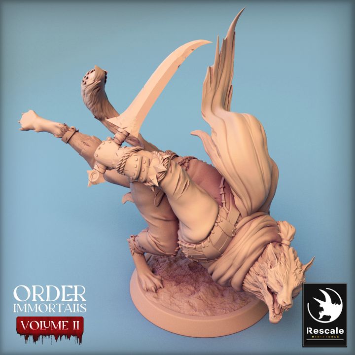 Collection Werewolf Beasts Monsters Collection | Medium | Rescale Miniatures | D&D DnD Pathfinder Miniature