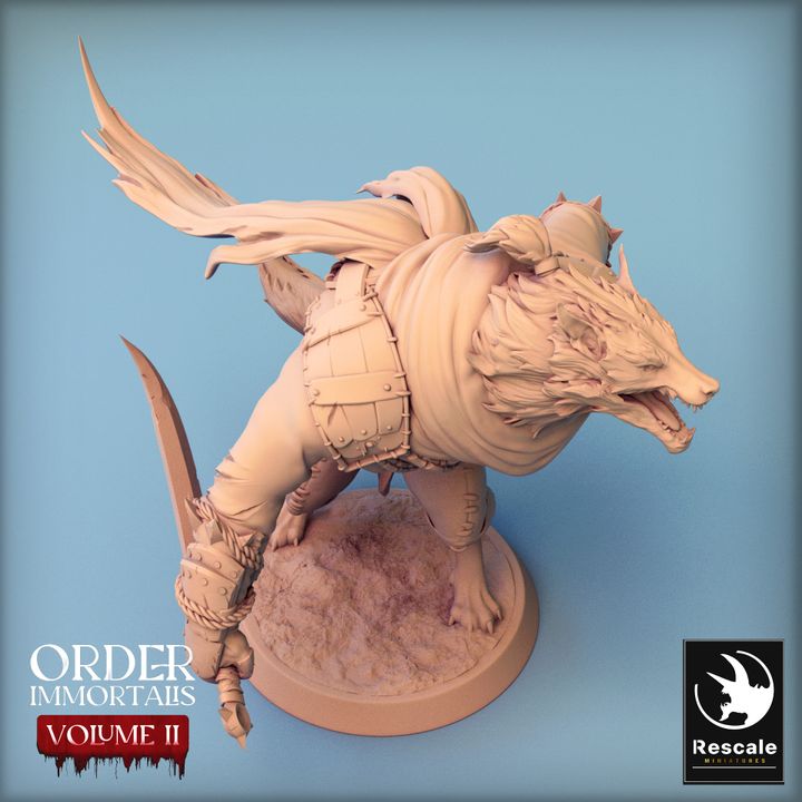 Collection Werewolf Beasts Monsters Collection | Medium | Rescale Miniatures | D&D DnD Pathfinder Miniature