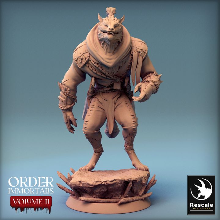 Collection Werewolf Beasts Monsters Collection | Medium | Rescale Miniatures | D&D DnD Pathfinder Miniature