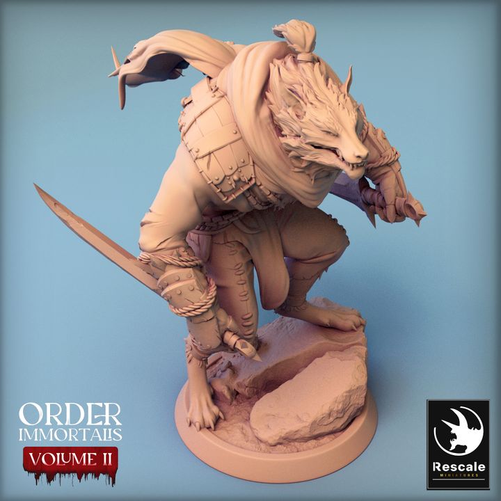 Collection Werewolf Beasts Monsters Collection | Medium | Rescale Miniatures | D&D DnD Pathfinder Miniature