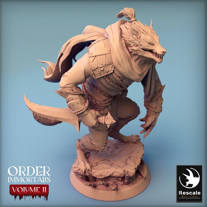 Collection Werewolf Beasts Monsters Collection | Medium | Rescale Miniatures | D&D DnD Pathfinder Miniature