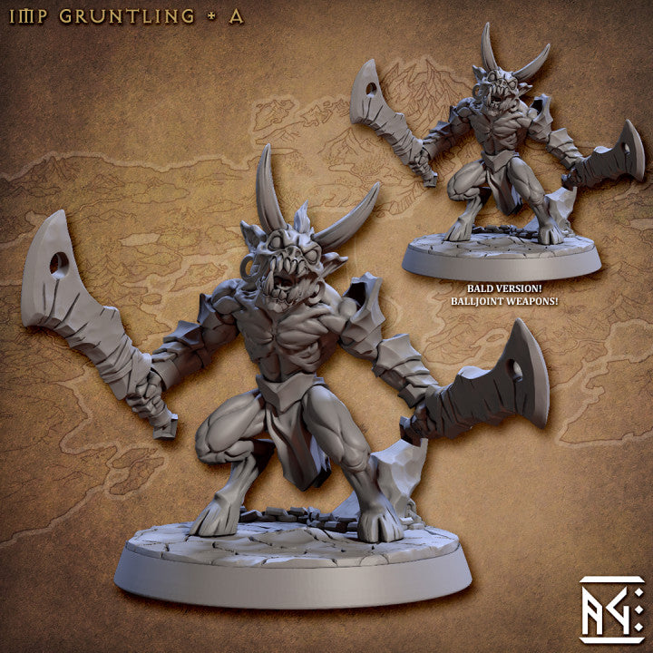 Imp Gruntling Demon Fiends | Medium | Artisan Guild | D&D DnD Pathfinder Miniature
