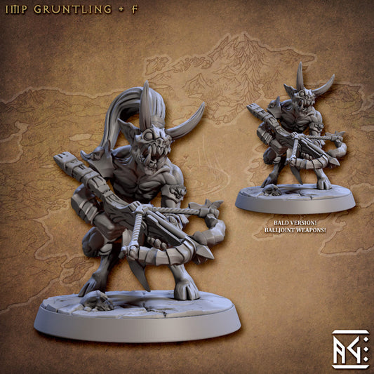 Imp Gruntling Demon Fiends Miniature | Medium | Artisan Guild | D&D DnD Pathfinder Miniature