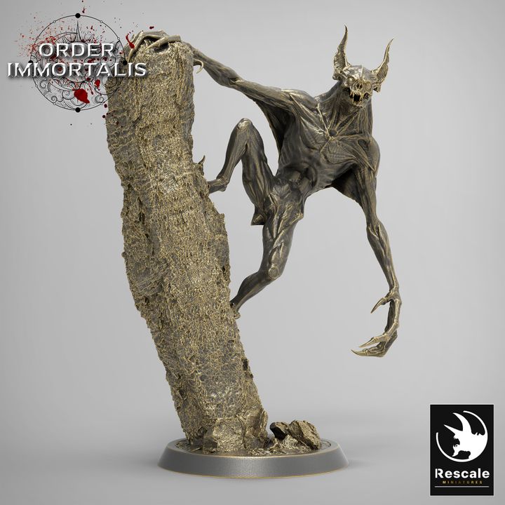 Imperfect Vampire Climbing Undead | Medium | Rescale Miniatures | D&D DnD Pathfinder Miniature