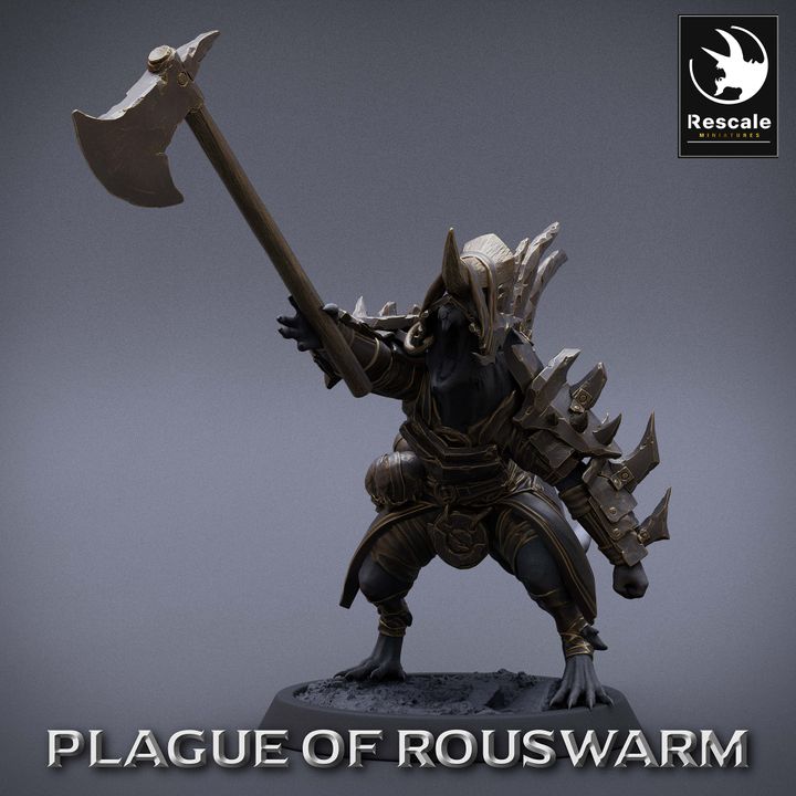 Collection Ratfolk Warrior Infantry Humanoid | Medium | Rescale Miniatures | D&D DnD Pathfinder Miniature