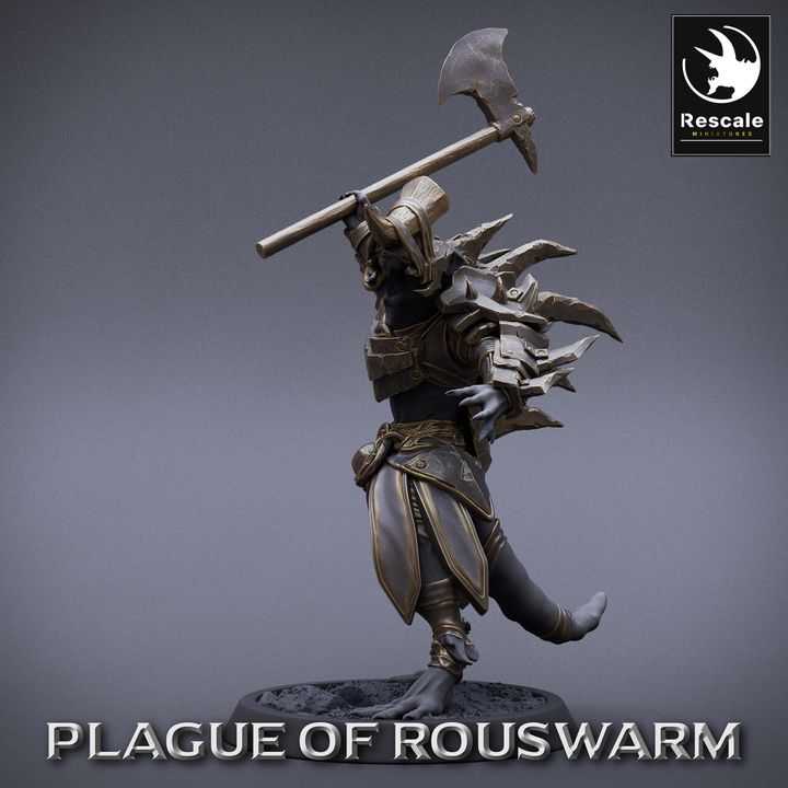 Collection Ratfolk Warrior Infantry Humanoid | Medium | Rescale Miniatures | D&D DnD Pathfinder Miniature
