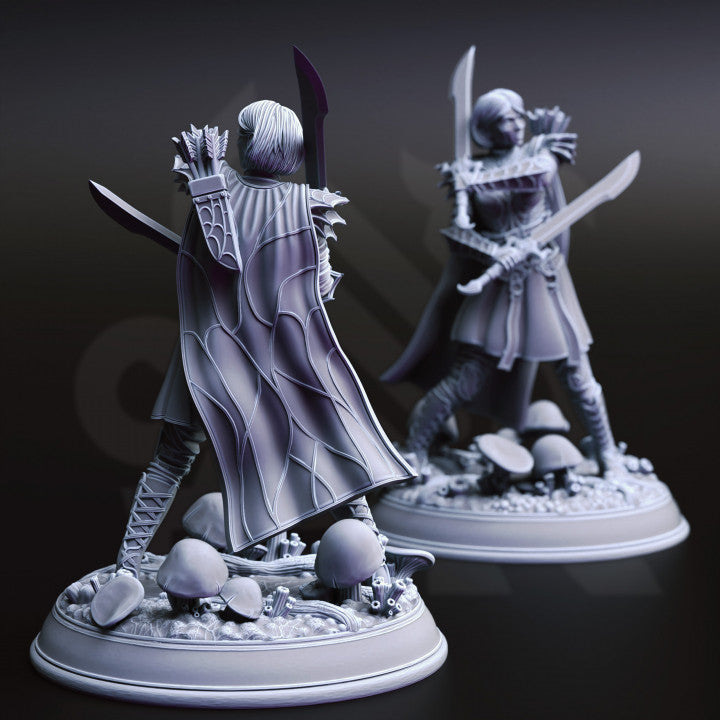 Drow Soldier - Guard (25mm Base)