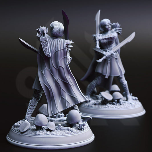 Drow Soldier - Guard (25mm Base)