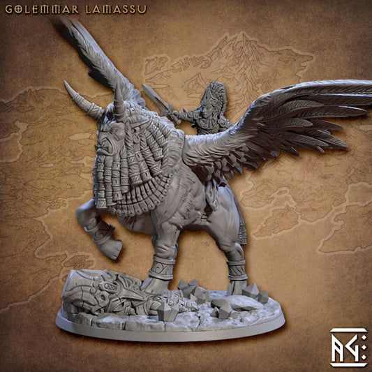 Lamassu Celestial Guardian Mythical | Gargantuan | Artisan Guild | D&D DnD Pathfinder Miniature