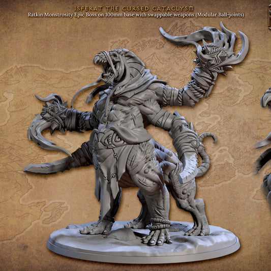 Isferat the Cursed Cataclysm - Guard (100mm Base)