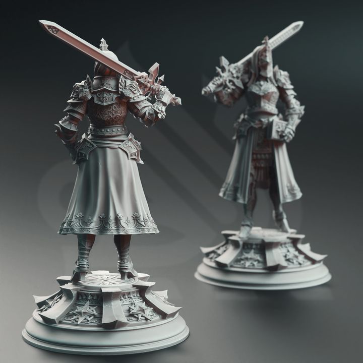 Inquisitor Knight Paladin Humanoid Sword | Medium | DM Stash | D&D DnD Pathfinder Miniature