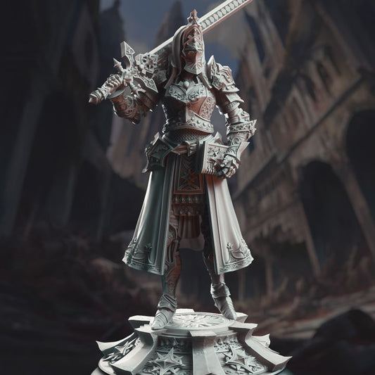 Inquisitor Knight Paladin Humanoid Sword | Medium | DM Stash | D&D DnD Pathfinder Miniature