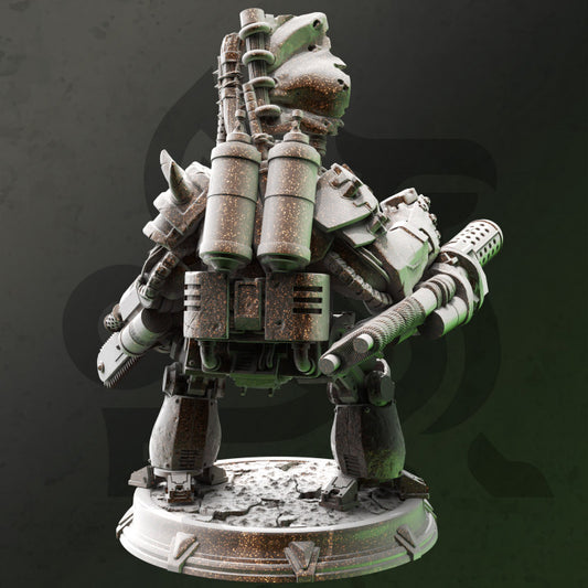 Steampunk Mech Construct Miniature | Large | DM Stash | D&D DnD Pathfinder Miniature