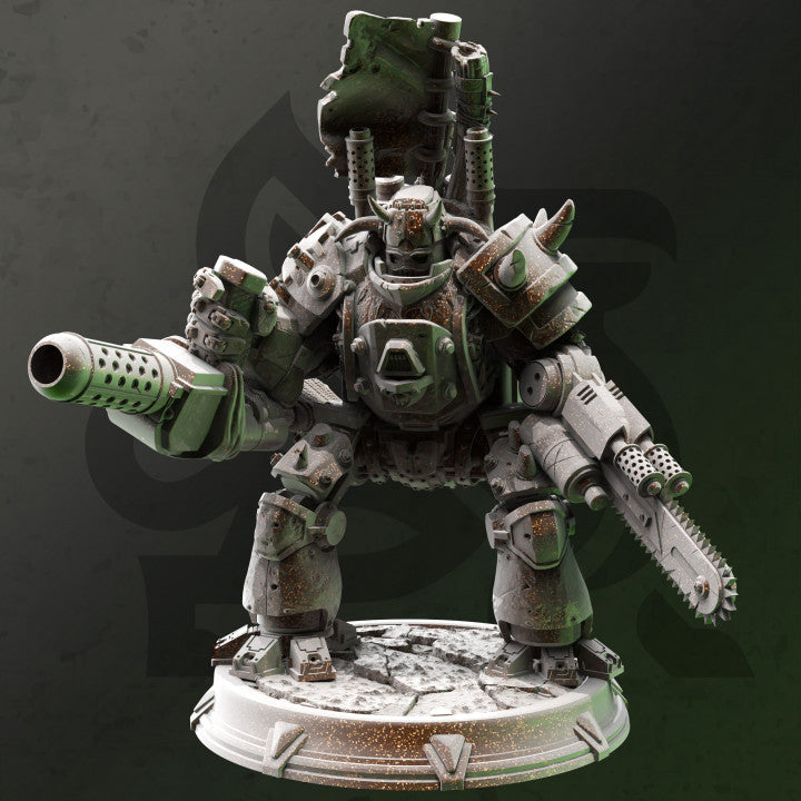 Steampunk Mech Construct Miniature | Large | DM Stash | D&D DnD Pathfinder Miniature
