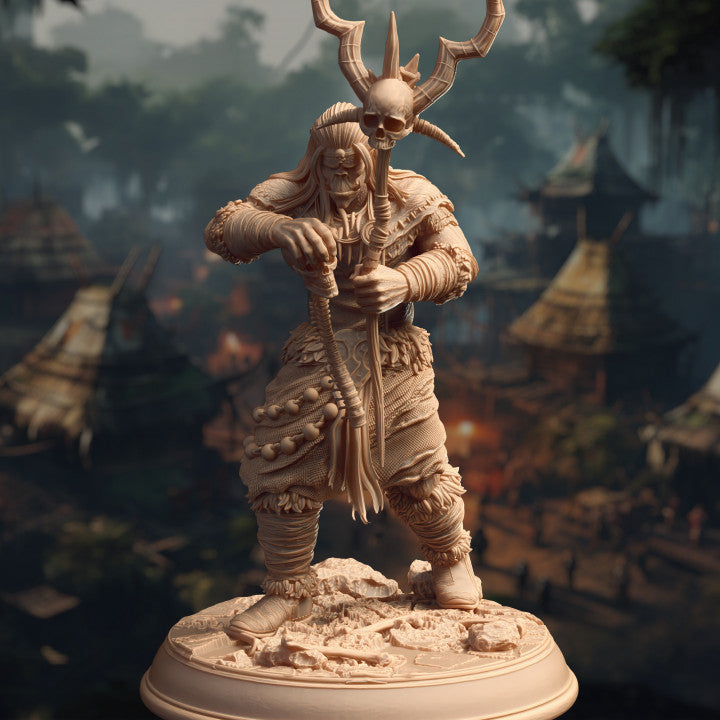 Orc Shaman Tribal Spellcaster Model | Medium | DM Stash | D&D DnD Pathfinder Miniature