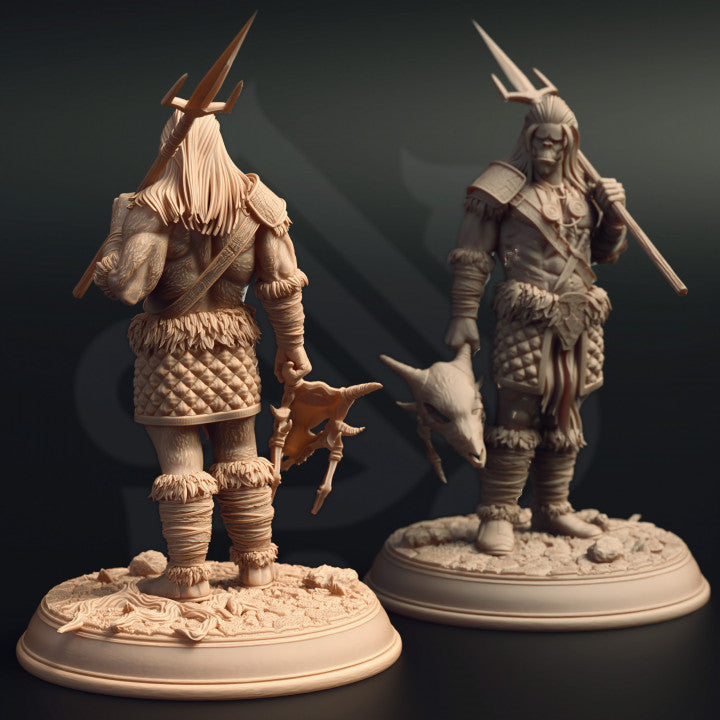 Orc Shaman Tribal Spellcaster Model | Medium | DM Stash | D&D DnD Pathfinder Miniature