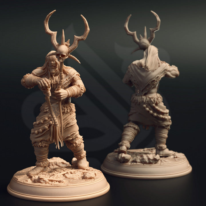 Orc Shaman Tribal Spellcaster Model | Medium | DM Stash | D&D DnD Pathfinder Miniature