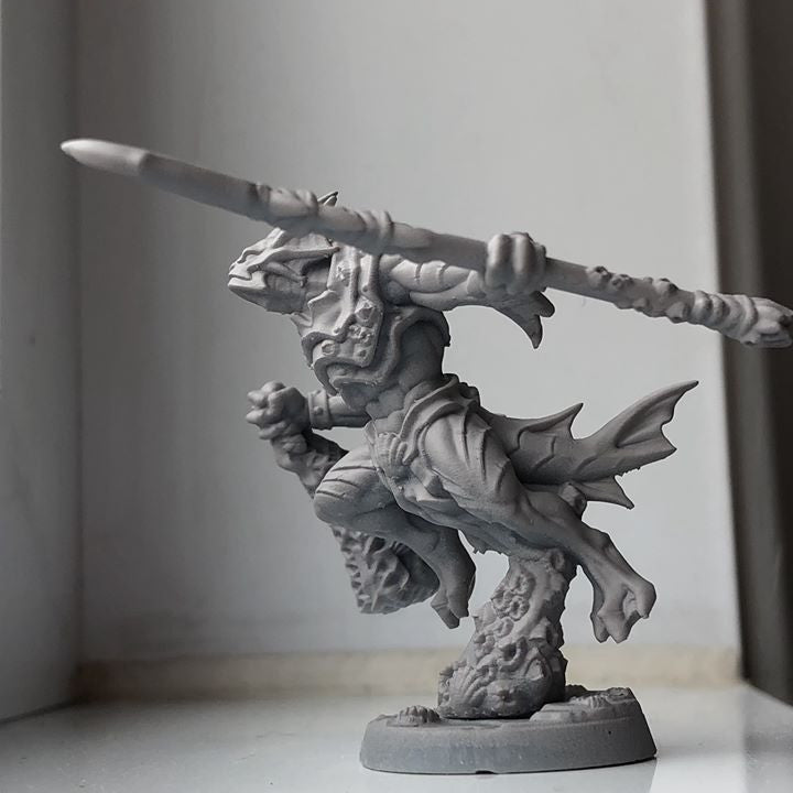 High-Tide Jurakin Warrior Miniature | Medium | Artisan Guild | D&D DnD Pathfinder Miniature