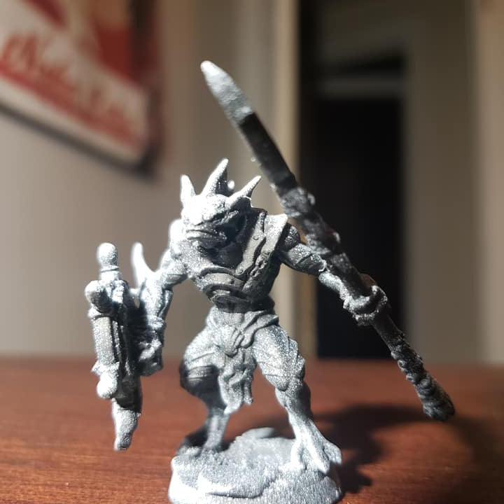 Amphibious Warrior Aquatic Humanoids Fighter | Medium | Artisan Guild | D&D DnD Pathfinder Miniature