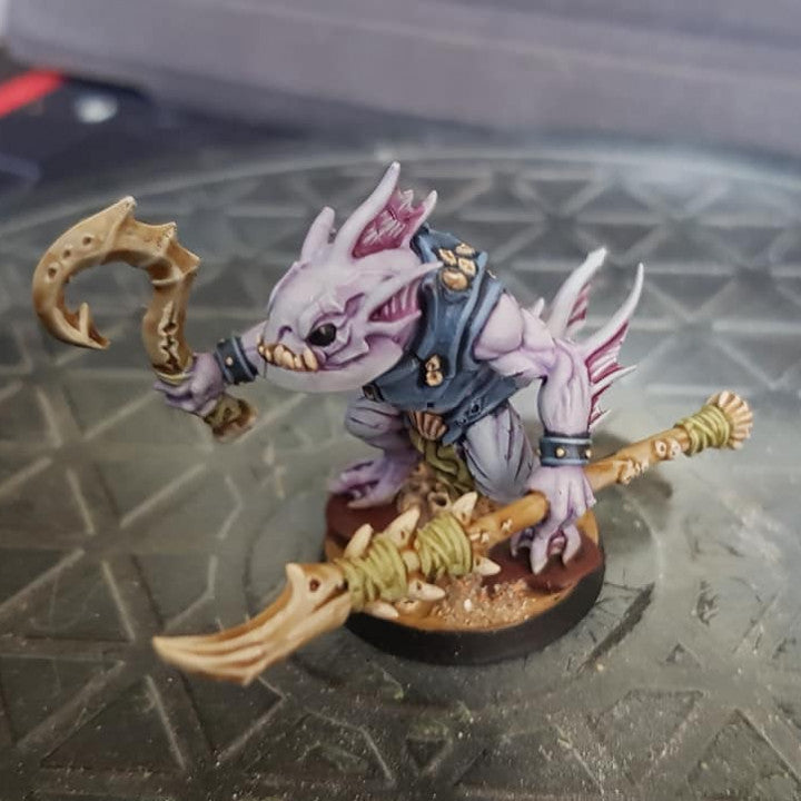 Jurakin Amphibious Warrior Rogue Fighter | Medium | Artisan Guild | D&D DnD Pathfinder Miniature