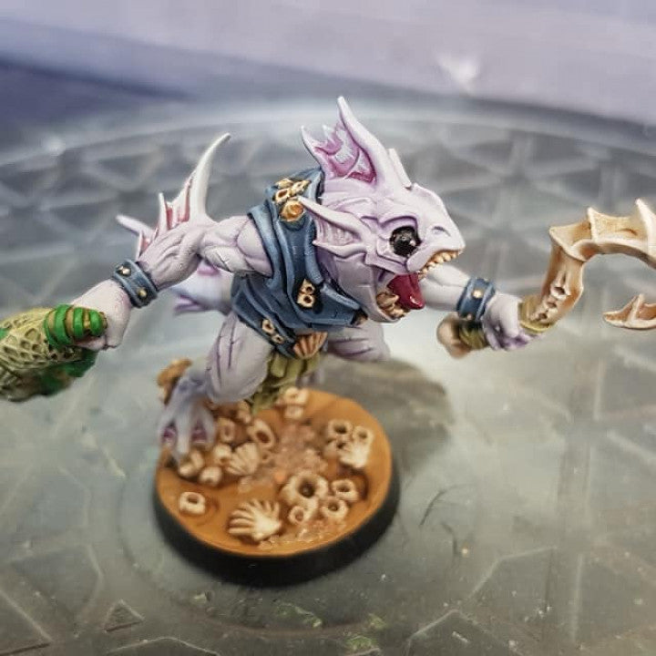 Low-Tide Jurakin Humanoid Warrior | Medium | Artisan Guild | D&D DnD Pathfinder Miniature