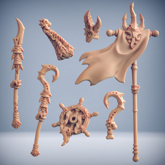 Low-Tide Jurakin Humanoid Warrior | Medium | Artisan Guild | D&D DnD Pathfinder Miniature