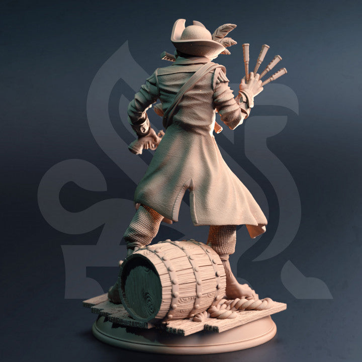 Catfolk Guard Rogue Pirate | Medium | DM Stash | D&D DnD Pathfinder Miniature