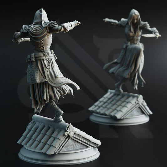 Air Genasi Soulknife Psionic Rogue Miniature | Medium | DM Stash | D&D DnD Pathfinder Miniature
