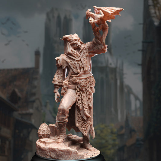 Dragon Cultist Sorcerer Miniature | Medium | DM Stash | D&D DnD Pathfinder Miniature