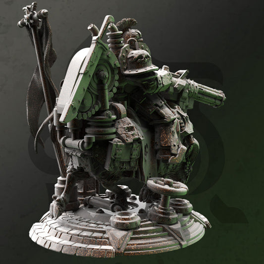 Mounted War Chief Steampunk Commander | Large | DM Stash | D&D DnD Pathfinder Miniature