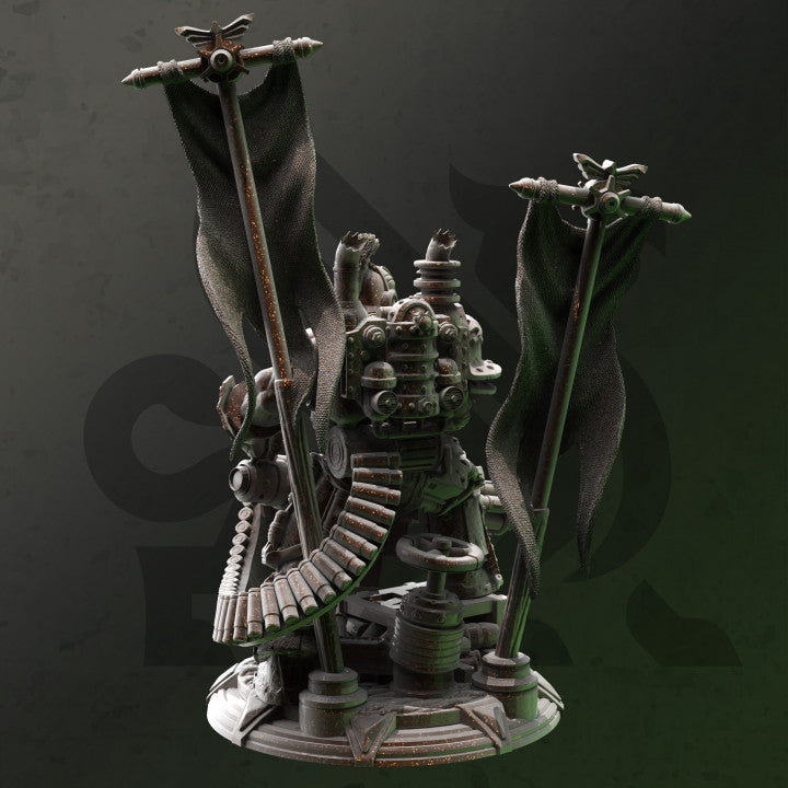 Steampunk Super Soldier Guard Miniature | Medium | DM Stash | D&D DnD Pathfinder Miniature