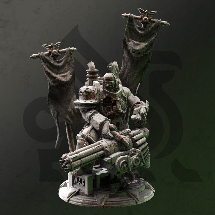 Steampunk Super Soldier Guard Miniature | Medium | DM Stash | D&D DnD Pathfinder Miniature