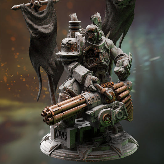 Steampunk Super Soldier Guard Miniature | Medium | DM Stash | D&D DnD Pathfinder Miniature