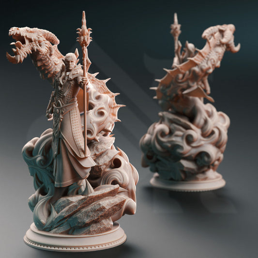 High Elf Draconic Sorcerer - Karydian (25mm Base)
