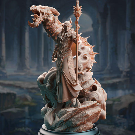 High Elf Draconic Sorcerer - Karydian (25mm Base)
