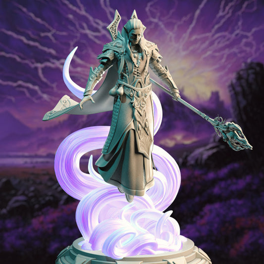High Elf Sorcerer - Casting (25mm Base)