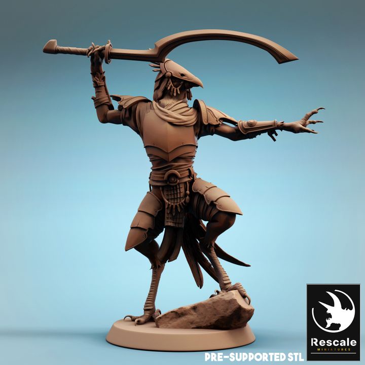 Kenku Soldier Guard Miniature | Medium | Rescale Miniatures | D&D DnD Pathfinder Miniature
