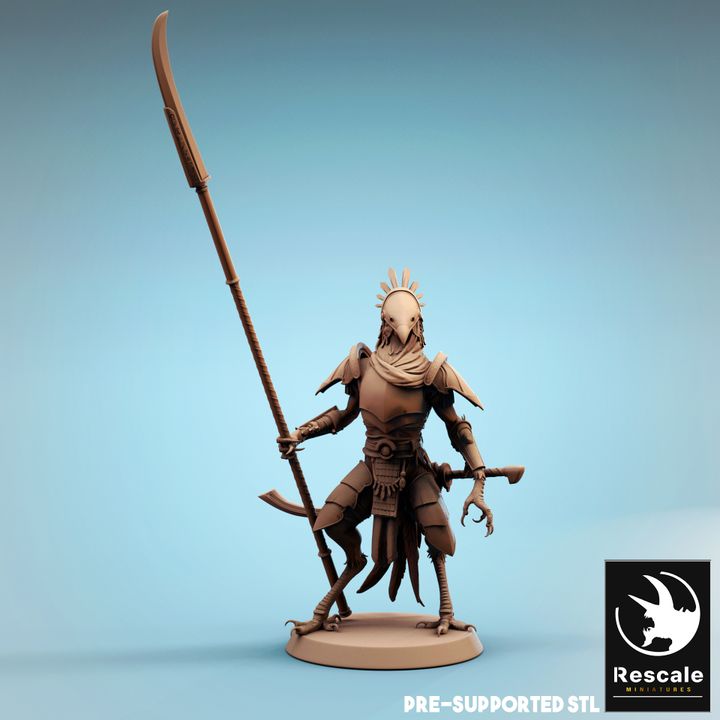 Kenku Soldier Guard Miniature | Medium | Rescale Miniatures | D&D DnD Pathfinder Miniature