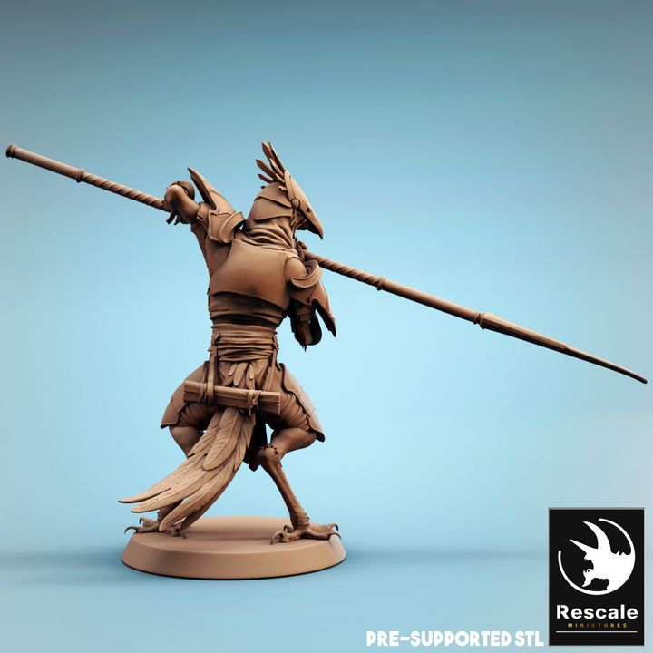 Kenku Soldier Guard Miniature | Medium | Rescale Miniatures | D&D DnD Pathfinder Miniature
