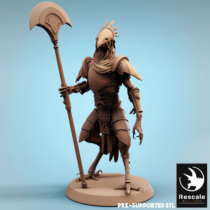 Kenku Soldier Guard Miniature | Medium | Rescale Miniatures | D&D DnD Pathfinder Miniature