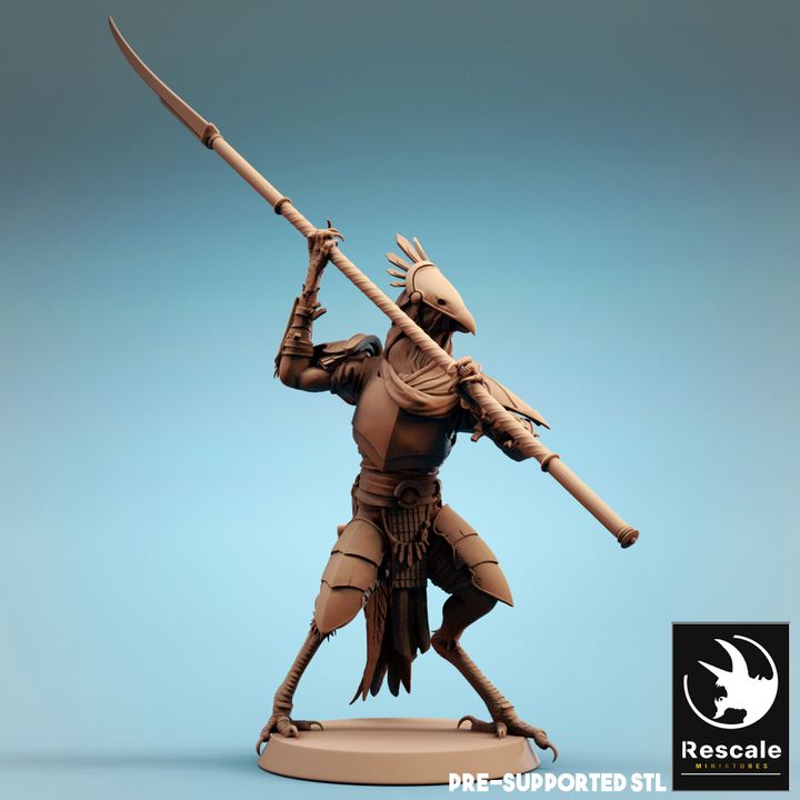 Kenku Soldier Guard Miniature | Medium | Rescale Miniatures | D&D DnD Pathfinder Miniature