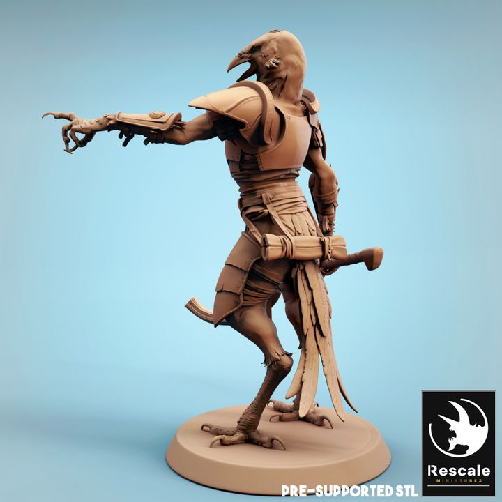 Kenku Soldier Guard Miniature | Medium | Rescale Miniatures | D&D DnD Pathfinder Miniature