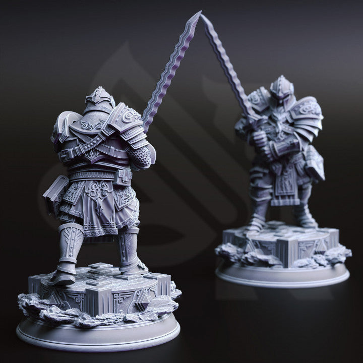 Dwarf Fighter Warrior Guard | Medium | DM Stash | D&D DnD Pathfinder Miniature