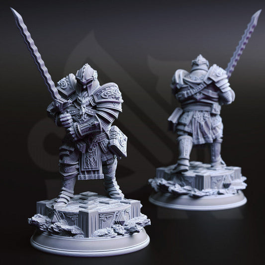 Dwarf Fighter Warrior Guard | Medium | DM Stash | D&D DnD Pathfinder Miniature