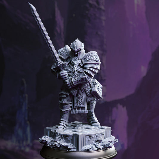 Dwarf Fighter Warrior Guard | Medium | DM Stash | D&D DnD Pathfinder Miniature